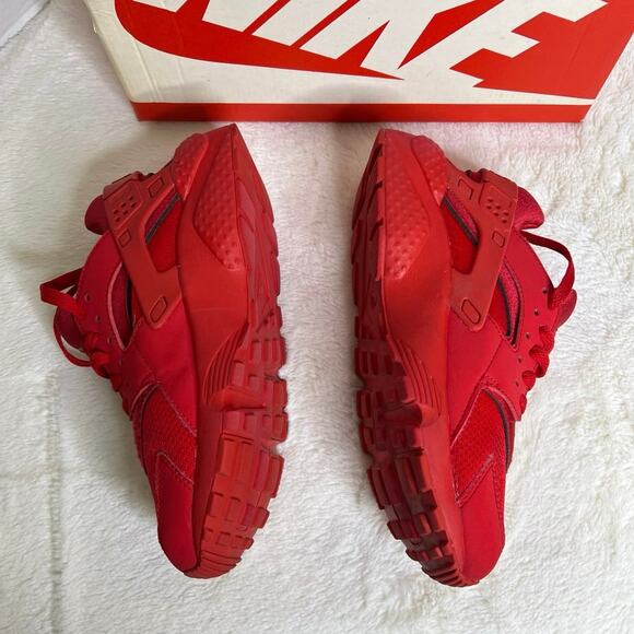 Nike Huarache Run SZ 5.5Y University Red 654275-600 (2B-102) - Picture 4 of 7